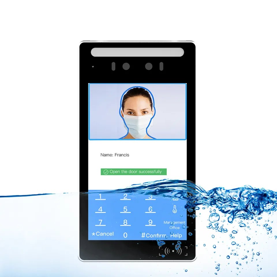 Equipo de control de acceso facial para empresas y edificios